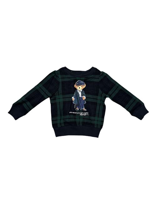 Felpa motivo Polo Bear RALPH LAUREN | 312952154001VERDE BLU